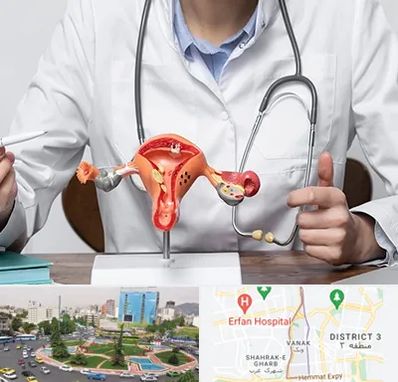 جراح سرطان رحم در ونک 