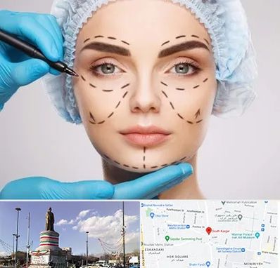 جراح پلاستیک در کارگر جنوبی