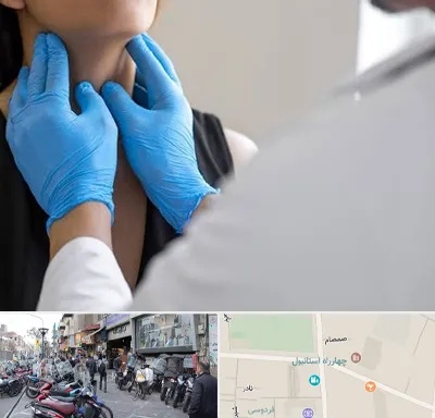 دکتر سرطان گلو در چهارراه استانبول