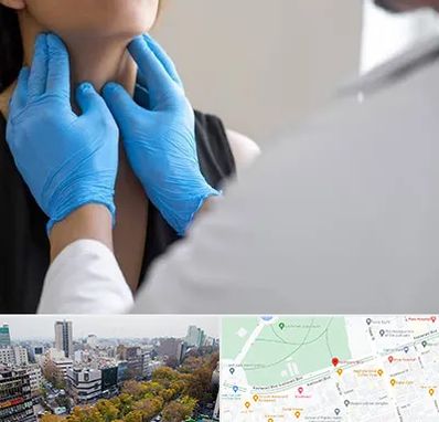 دکتر سرطان گلو در بلوار کشاورز 