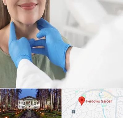 جراح سرطان گلو در باغ فردوس