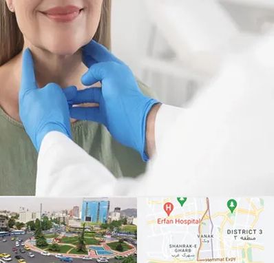 جراح سرطان گلو در ونک 