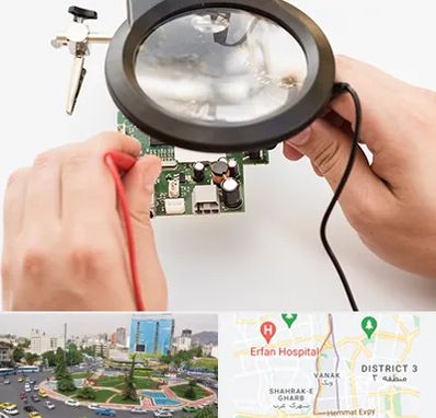 تعمیرات آیفون تصویری در ونک 