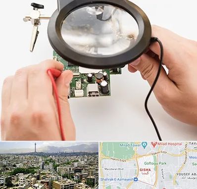 تعمیرات آیفون تصویری در گیشا 