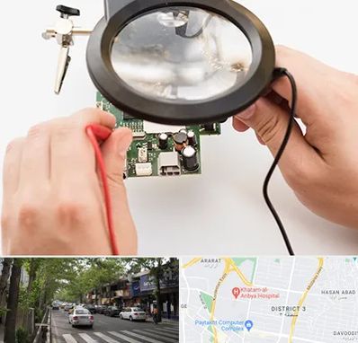 تعمیرات آیفون تصویری در ظفر 