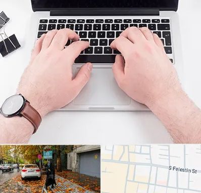 کلاس تایپ سریع در خیابان فلسطین