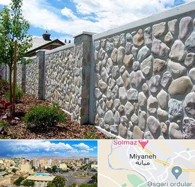 آموزش تولید سنگ مصنوعی در میانه