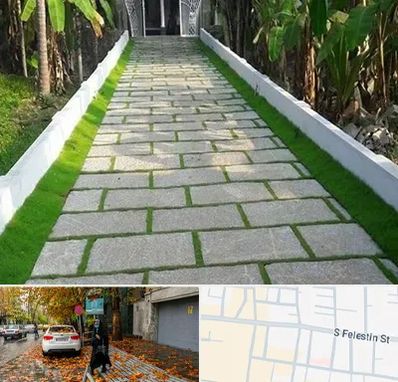 فروش سنگ مصنوعی در خیابان فلسطین