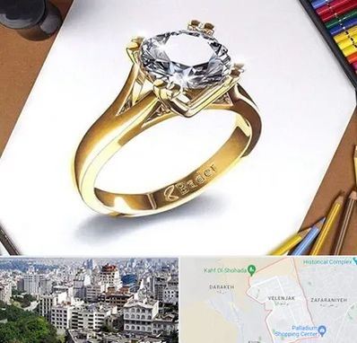 کلاس طراحی جواهرات در ولنجک 