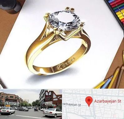 کلاس طراحی جواهرات در خیابان آذربایجان