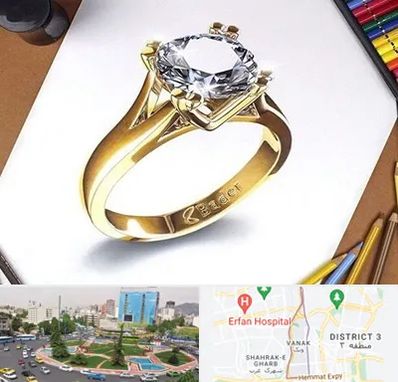 کلاس طراحی جواهرات در ونک 