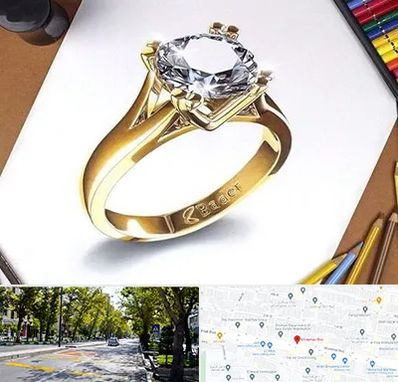 کلاس طراحی جواهرات در میرداماد 