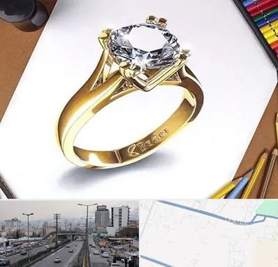 کلاس طراحی جواهرات در بلوار ارتش