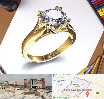 کلاس طراحی جواهرات در حکیمیه 