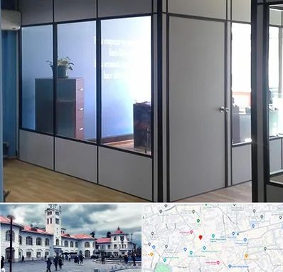 پارتیشن در میدان شهرداری رشت 