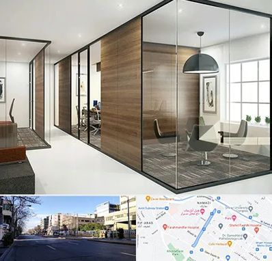 اجرای پارتیشن در خیابان ملاصدرا شیراز 