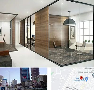 اجرای پارتیشن در چهارراه طالقانی کرج 