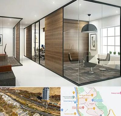 اجرای پارتیشن در خیابان نیایش شیراز 