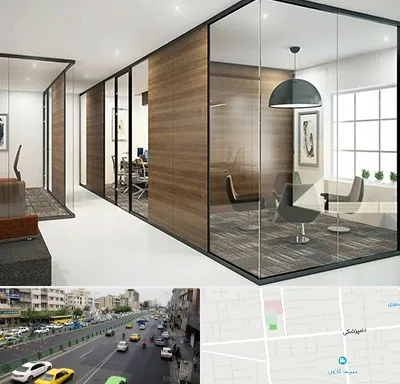 اجرای پارتیشن در خیابان دامپزشکی