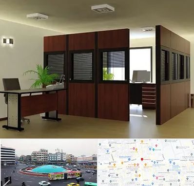 پارتیشن اداری در میدان انقلاب 