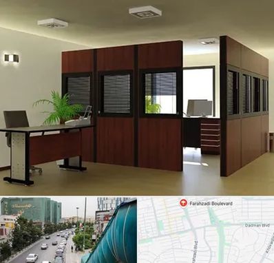 پارتیشن اداری در بلوار فرحزادی