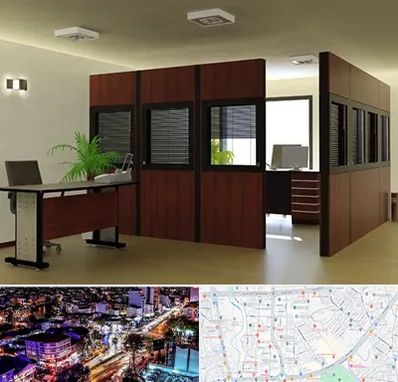 پارتیشن اداری در منظریه رشت 