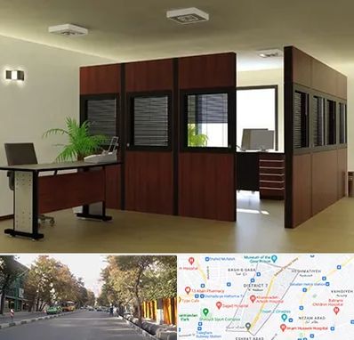 پارتیشن اداری در شریعتی 