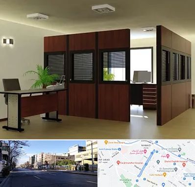 پارتیشن اداری در خیابان ملاصدرا شیراز 