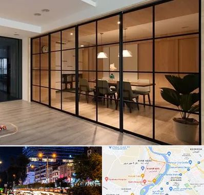 پارتیشن شیشه ای در کیانپارس اهواز 
