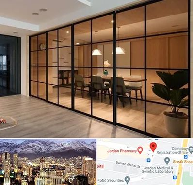 پارتیشن شیشه ای در جردن 