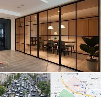 پارتیشن شیشه ای در گلشهر کرج 