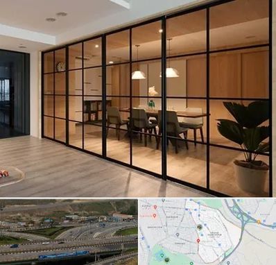 پارتیشن شیشه ای در یاغچیان تبریز