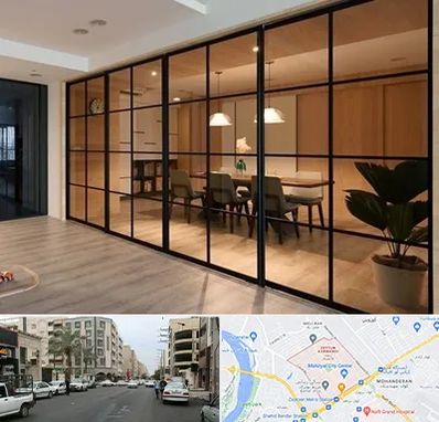پارتیشن شیشه ای در زیتون کارمندی اهواز 