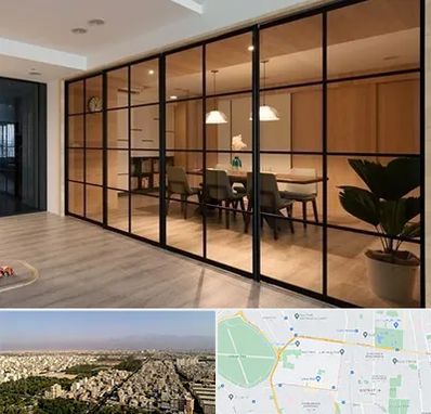 پارتیشن شیشه ای در نازی آباد 