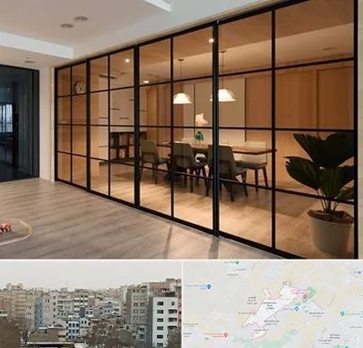 پارتیشن شیشه ای در محمد شهر کرج 