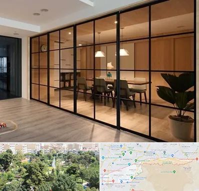 پارتیشن شیشه ای در منطقه 13 تهران 