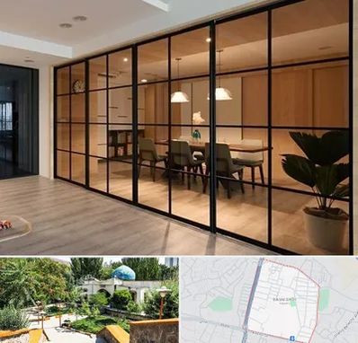 پارتیشن شیشه ای در باغمیشه تبریز