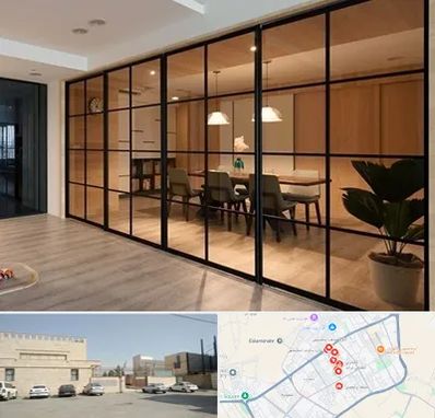 پارتیشن شیشه ای در نواب اسلامشهر