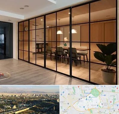 پارتیشن شیشه ای در منطقه 19 تهران 