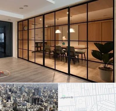 پارتیشن شیشه ای در جیحون