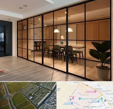 پارتیشن شیشه ای در الهیه مشهد 