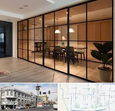 پارتیشن شیشه ای در 17شهریور