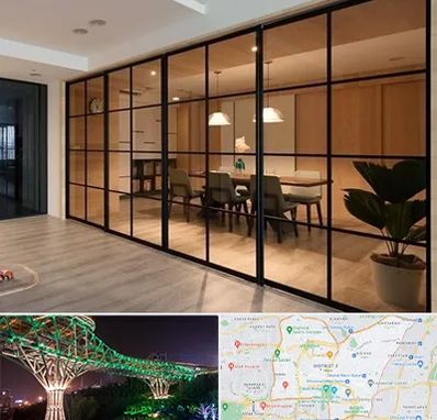 پارتیشن شیشه ای در منطقه 3 تهران 