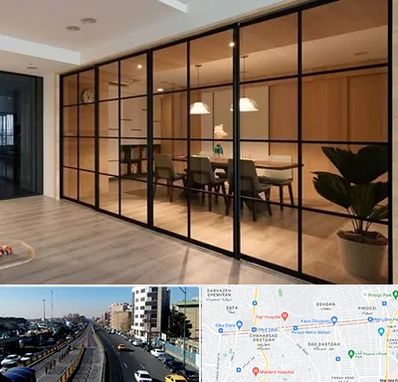 پارتیشن شیشه ای در پیروزی