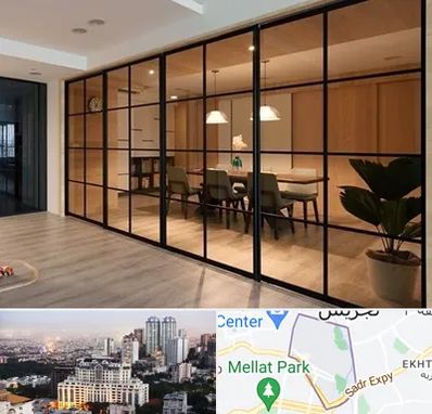 پارتیشن شیشه ای در الهیه 