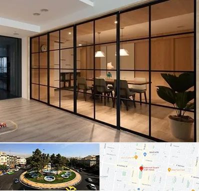 پارتیشن شیشه ای در هفت حوض 