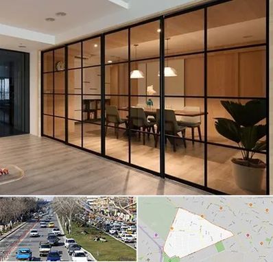 پارتیشن شیشه ای در احمدآباد مشهد 