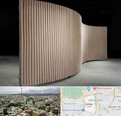 پارتیشن آکاردئونی در گیشا 