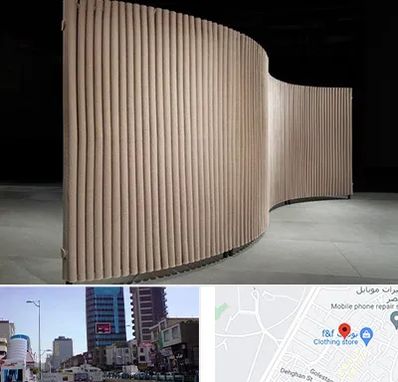 پارتیشن آکاردئونی در چهارراه طالقانی کرج 