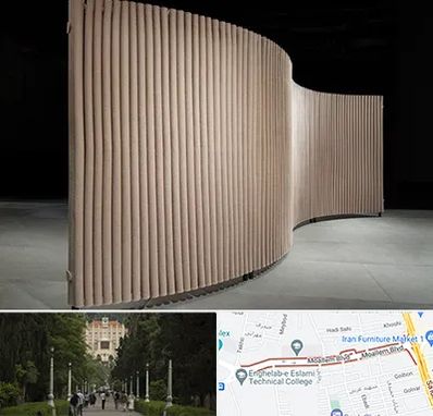 پارتیشن آکاردئونی در بلوار معلم رشت 